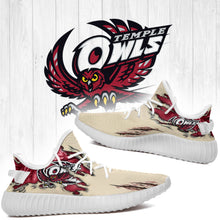 Load image into Gallery viewer, Scratch Temple Owls NCAA Yeezy Boost 350 v2 Shoes Christmas Gift L1810-47