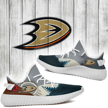 Load image into Gallery viewer, Shark Anaheim Ducks NHL Yeezy Boost 350 v2 Shoes Christmas Gift L2210-01