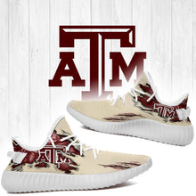 Load image into Gallery viewer, Scratch Texas am Aggies NCAA Yeezy Boost 350 v2 Shoes Christmas Gift L1810-43