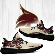 Load image into Gallery viewer, Scratch Texas State Bobcats NCAA Yeezy Boost 350 v2 Shoes Christmas Gift L1810-40