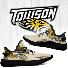 Load image into Gallery viewer, Scratch Towson Tigers NCAA Yeezy Boost 350 v2 Shoes Christmas Gift L1810-37
