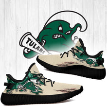 Load image into Gallery viewer, Scratch Tulane Green Wave NCAA Yeezy Boost 350 v2 Shoes Christmas Gift L1810-35