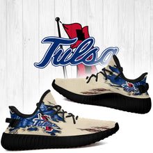 Load image into Gallery viewer, Scratch Tulsa Golden Hurricane NCAA Yeezy Boost 350 v2 Shoes Christmas Gift L1810-34