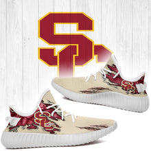 Load image into Gallery viewer, Scratch USC Trojans NCAA Yeezy Boost 350 v2 Shoes Christmas Gift L1810-27