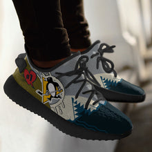 Load image into Gallery viewer, Pittsburgh Penguins NHL Yeezy Boost 350 v2 Shoes Christmas Gift L2310-023