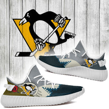 Load image into Gallery viewer, Pittsburgh Penguins NHL Yeezy Boost 350 v2 Shoes Christmas Gift L2310-023