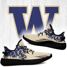 Load image into Gallery viewer, Scratch Washington Huskies NCAA Yeezy Boost 350 v2 Shoes Christmas Gift L1810-14