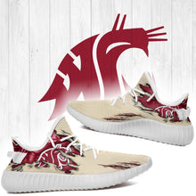 Load image into Gallery viewer, Scratch Washington State Cougars NCAA Yeezy Boost 350 v2 Shoes Christmas Gift L1810-13