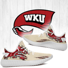 Load image into Gallery viewer, Scratch Western Kentucky Hilltoppers NCAA Yeezy Boost 350 v2 Shoes Christmas Gift L1810-07