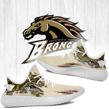 Load image into Gallery viewer, Scratch Western Michigan Broncos NCAA Yeezy Boost 350 v2 Shoes Christmas Gift L1810-06